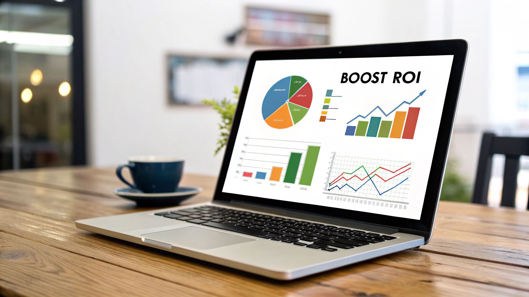 Boost ROI with Effective Retargeting Advertising Boost ROI dashboard showing retargeting advertising analytics