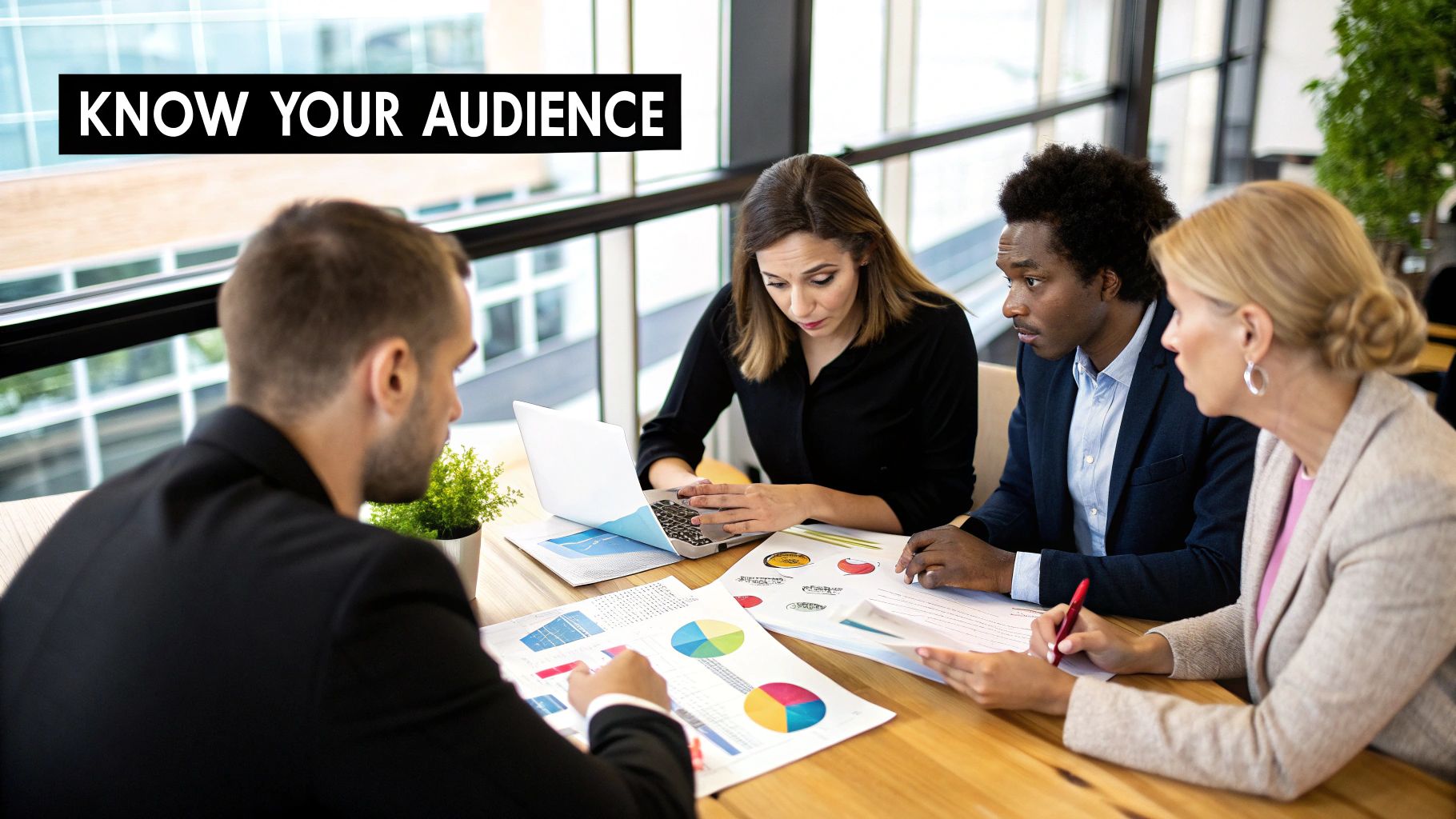 Business team conducting a meeting focused on Content Marketing for Ecommerce