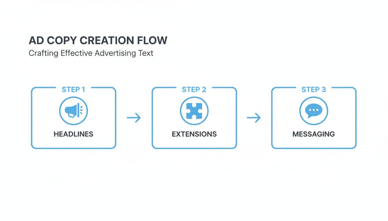 PPC for Building Suppliers Ad Copy Creation Process PPC for Building Suppliers ad copy creation flow optimised for trade-focused campaigns