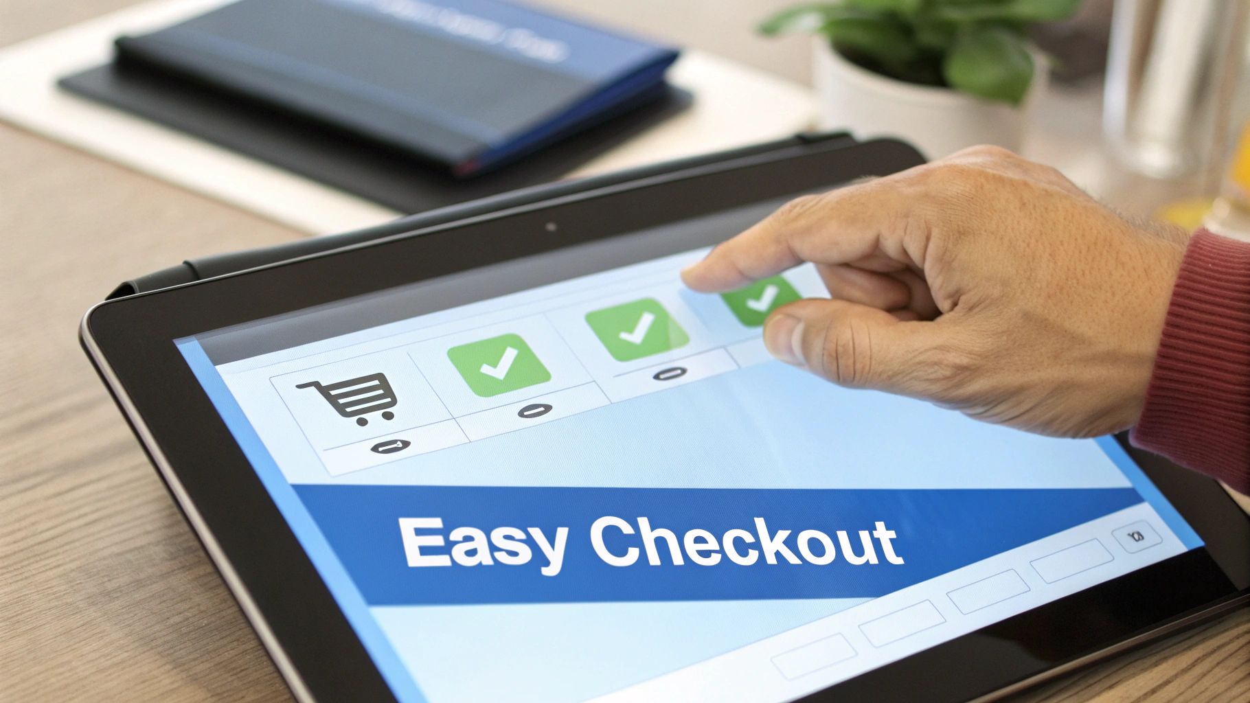 Streamlined Checkout Experience for Improving Ecommerce Conversion Rates Easy checkout interface helping in Improving Ecommerce Conversion Rates