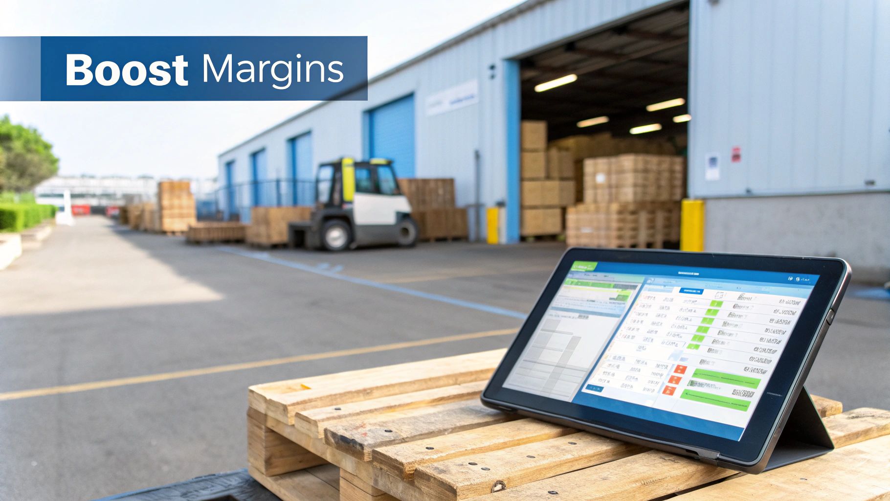 Google Shopping for Building Products: Boost Margins Google Shopping for Building Products warehouse setup showing inventory management to boost margins and improve profitability