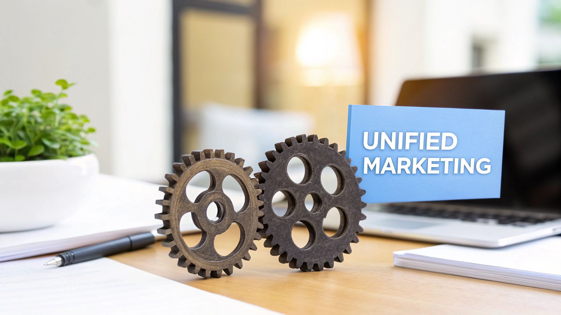 SEO PPC Services for Unified Marketing Strategies SEO PPC Services illustrating unified marketing strategy with connected systems and integrated digital campaigns