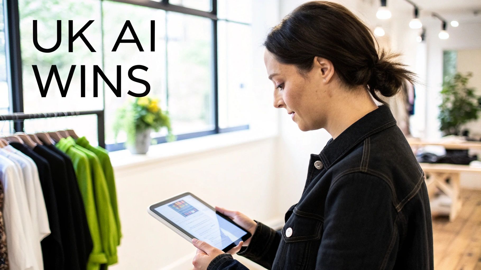 Professional reading ChatGPT Brand Partnerships update on a tablet in UK AI success story