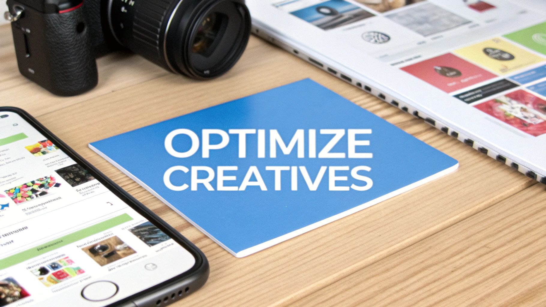 D2C PPC Advertising Creative Optimisation D2C PPC Advertising optimize creatives with camera phone and design tools