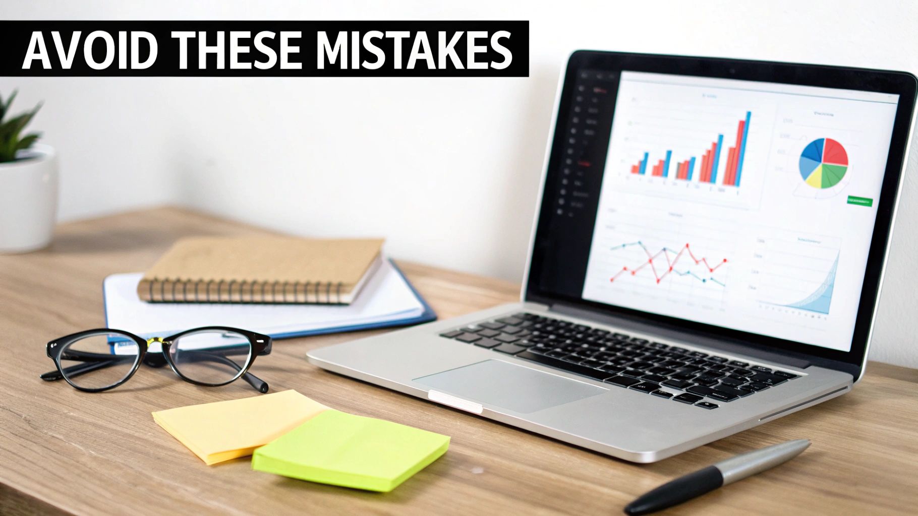 A graphic showing a magnifying glass over a bar chart, symbolising the analysis of data reports.