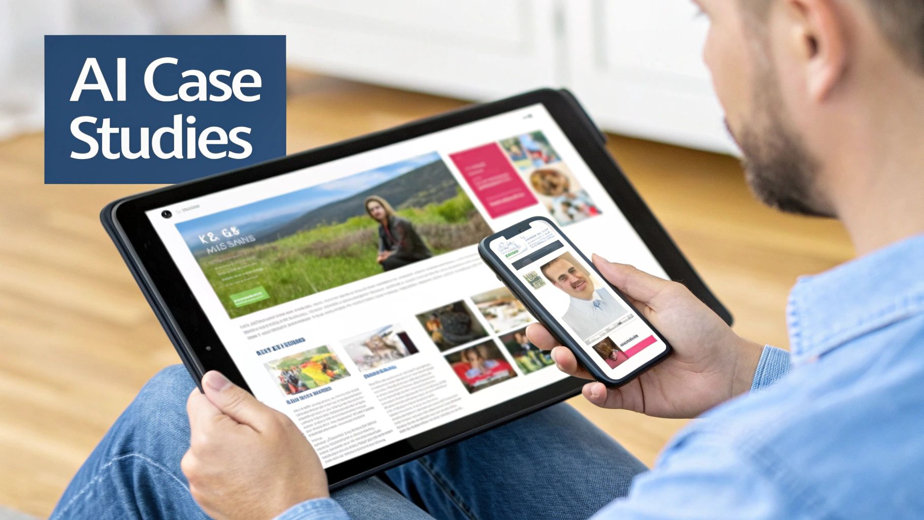 OpenAI Advertising Agency Case Studies OpenAI Advertising Agency showcasing AI-driven case studies across devices