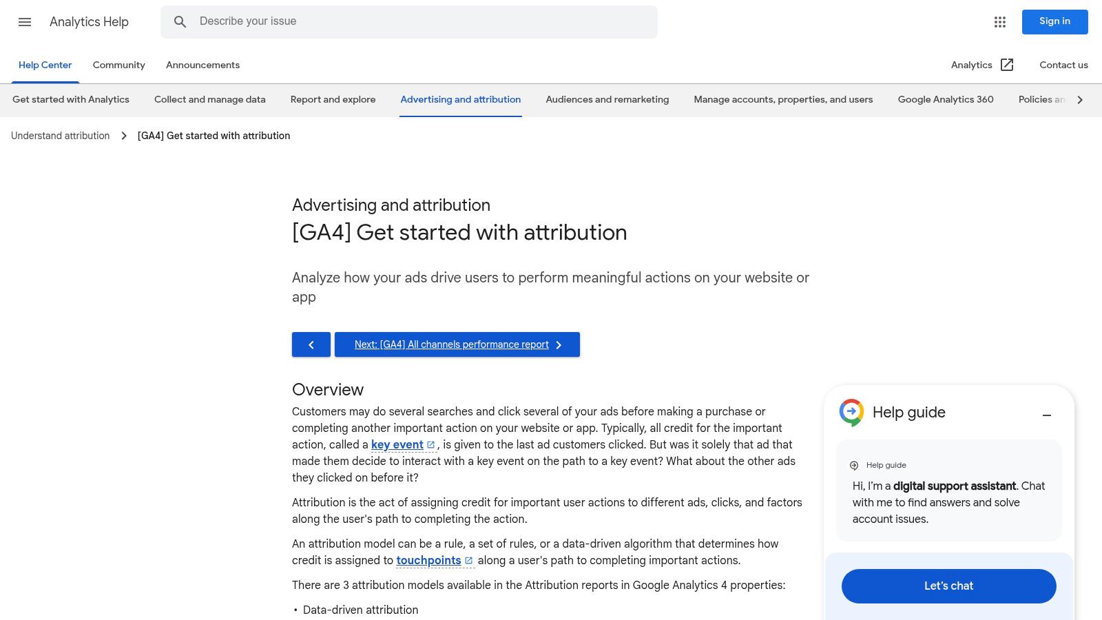 Google Analytics 4 (GA4)