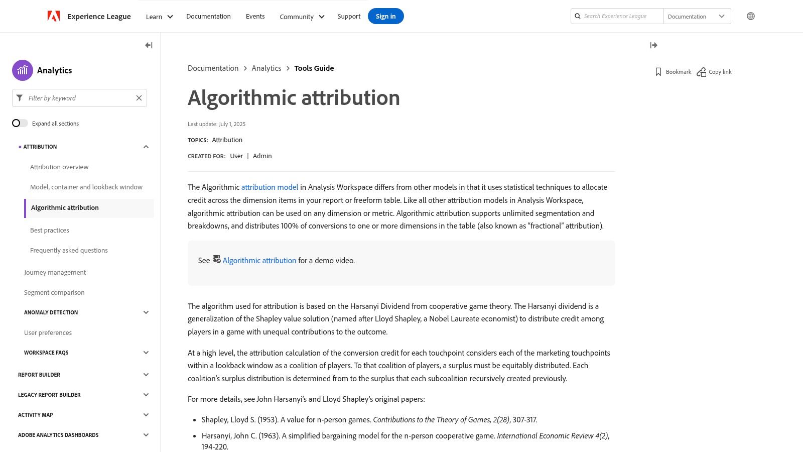 Adobe Analytics – Attribution in Analysis Workspace
