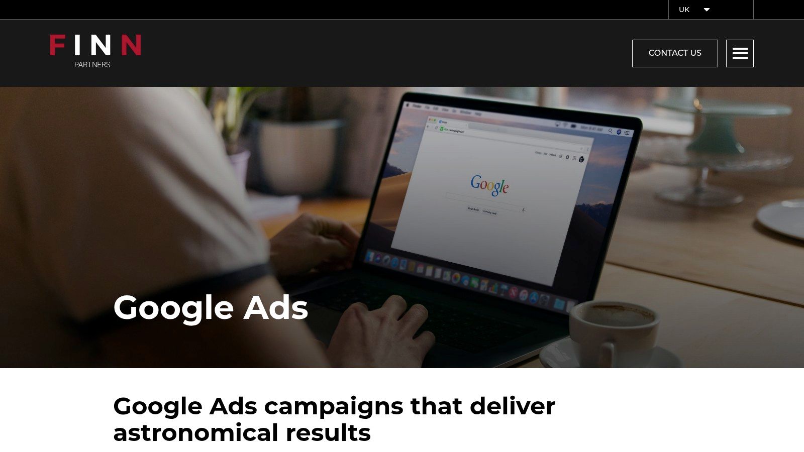 FINN Partners – Strategic Campaigns by a Top London Google Ads Agency FINN Partners crafting campaigns at Best Google Ads Agency London