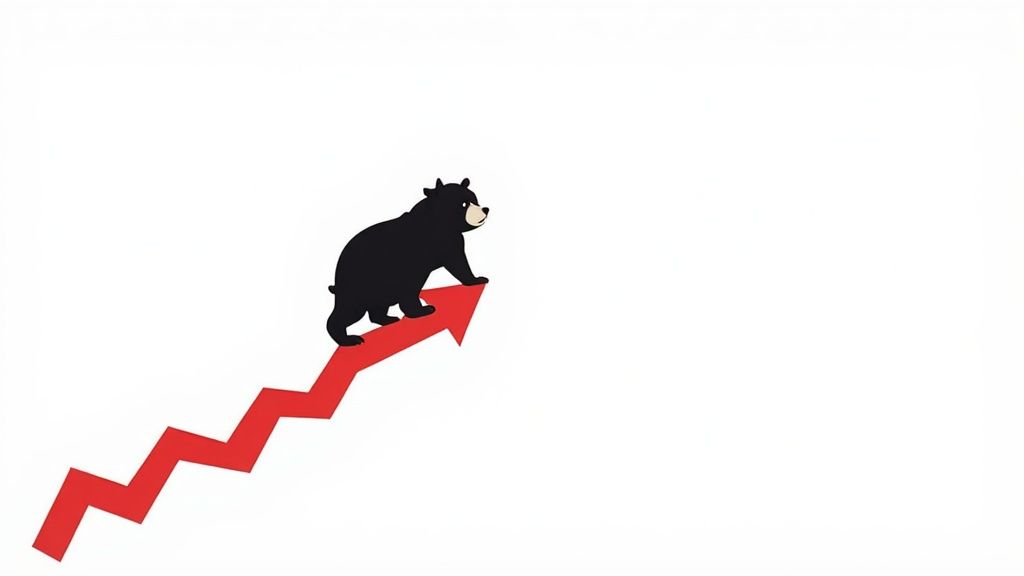 Bears represent market downturns