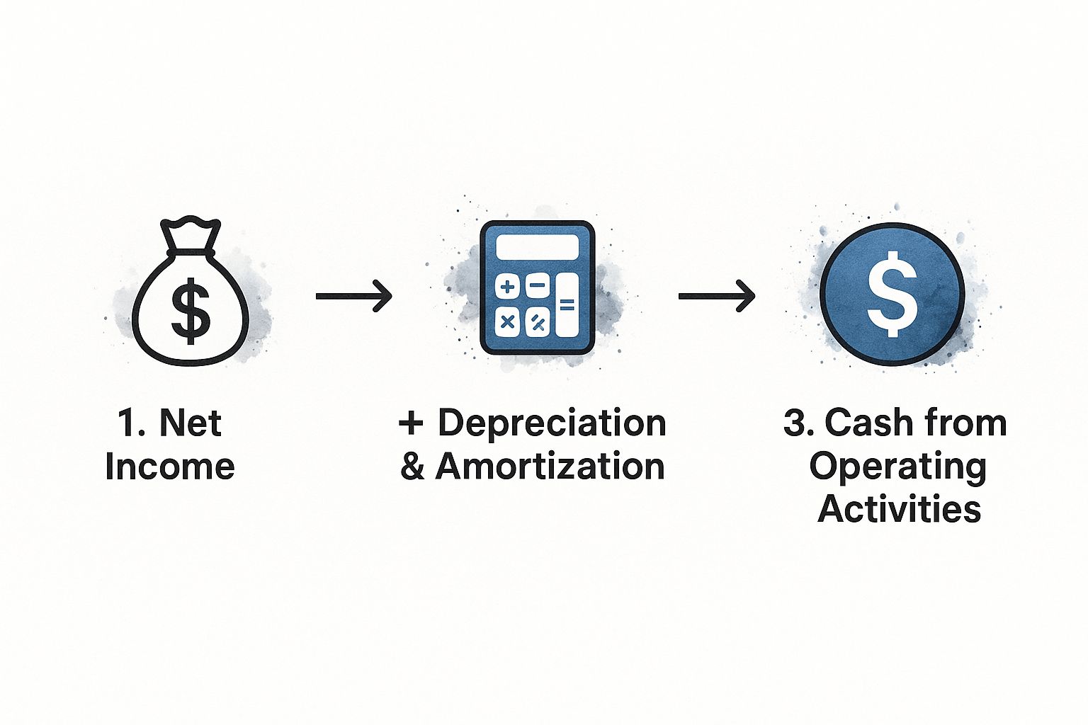 Infographic about how to read earnings reports