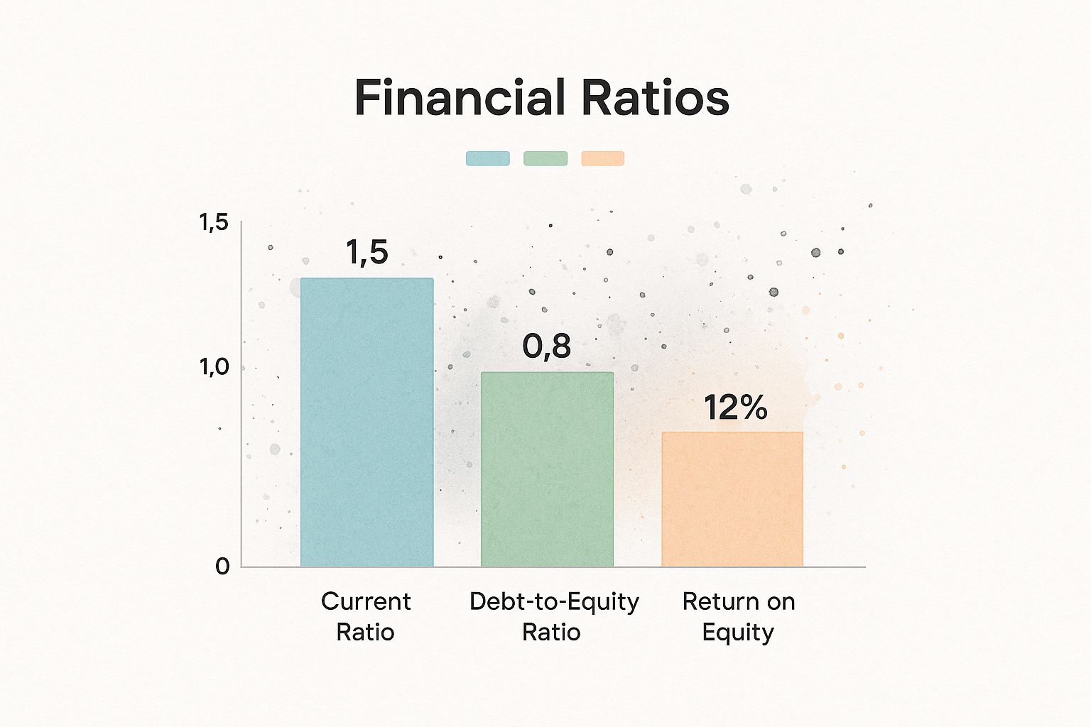 Infographic about how to read a financial report