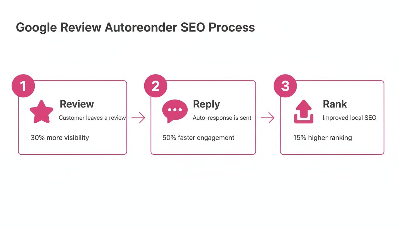 Infographic about google review autoresponder