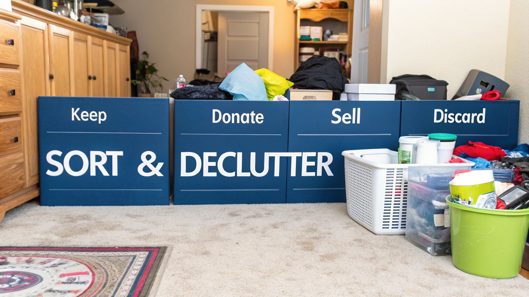 Strategic Decluttering Before Packing