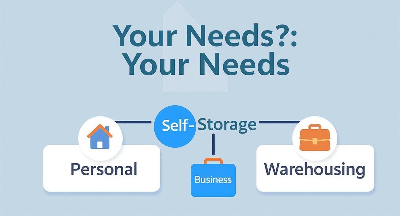Infographic about storage & warehousing