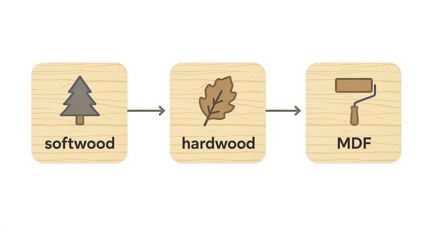 Infographic about internal door frame