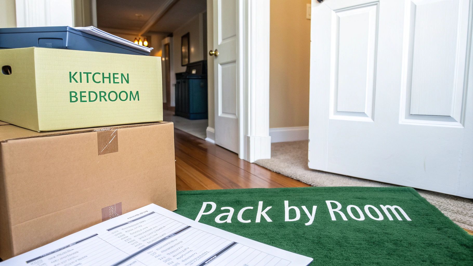 Pack Systematically Room by Room