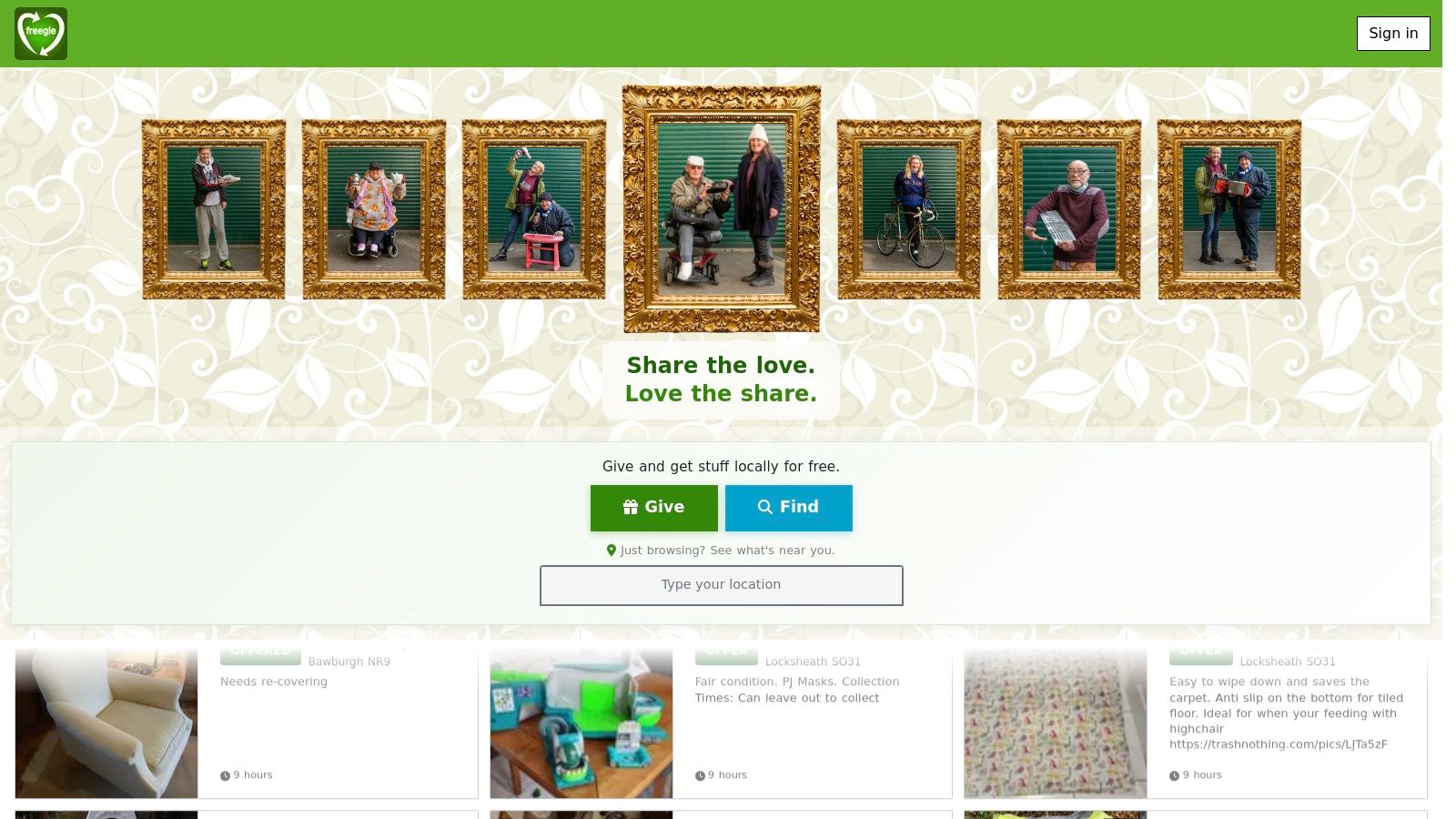 Freegle (I Love Freegle)