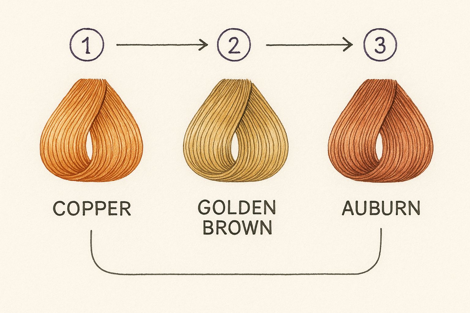 Infographic about best hair color for my skin tone