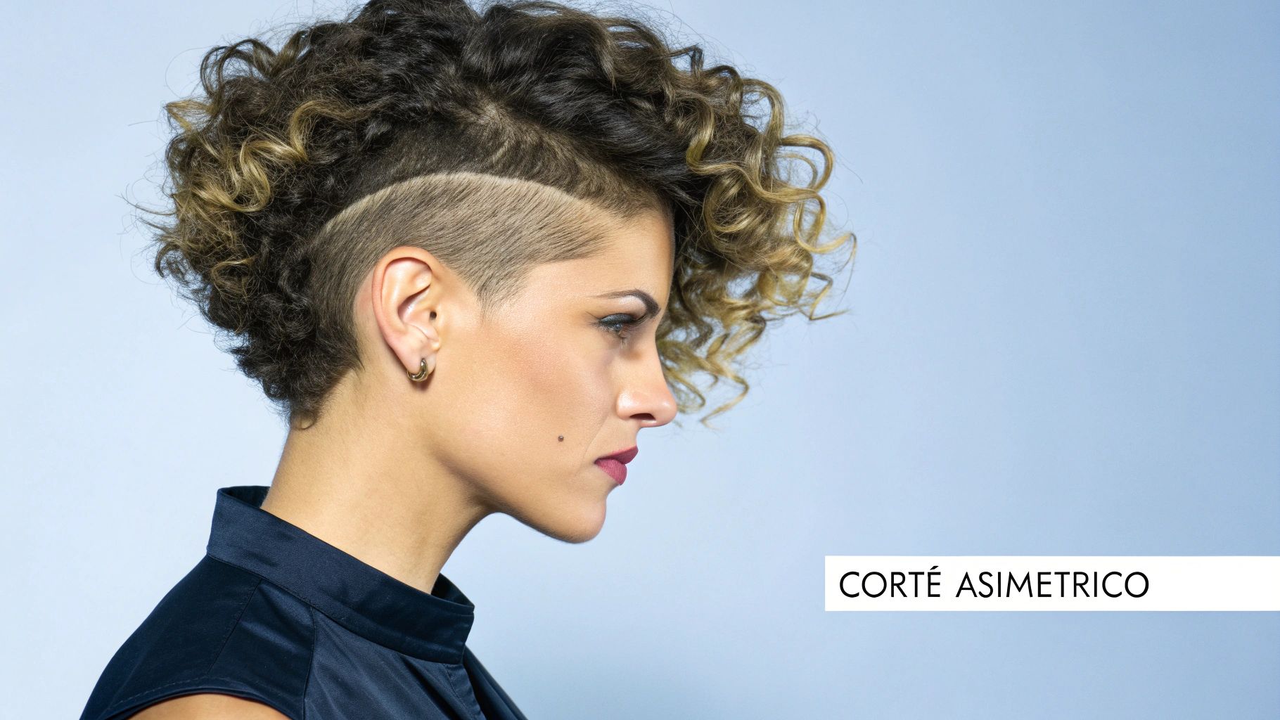 Corte Asimétrico Rizado