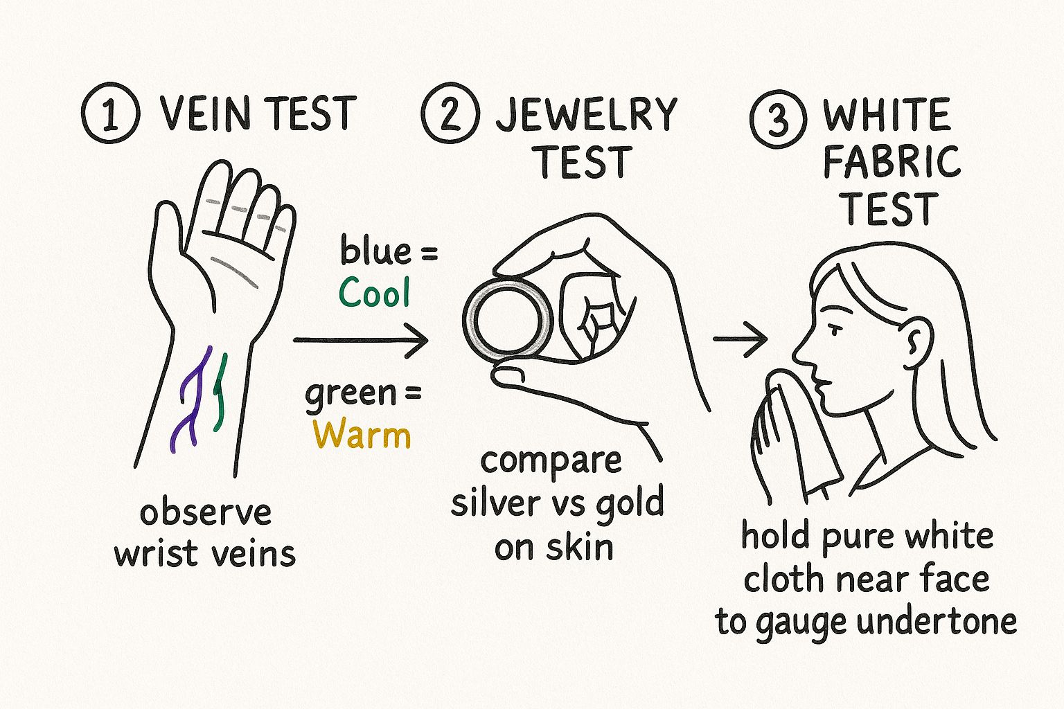 Infographic about what colors look best on me