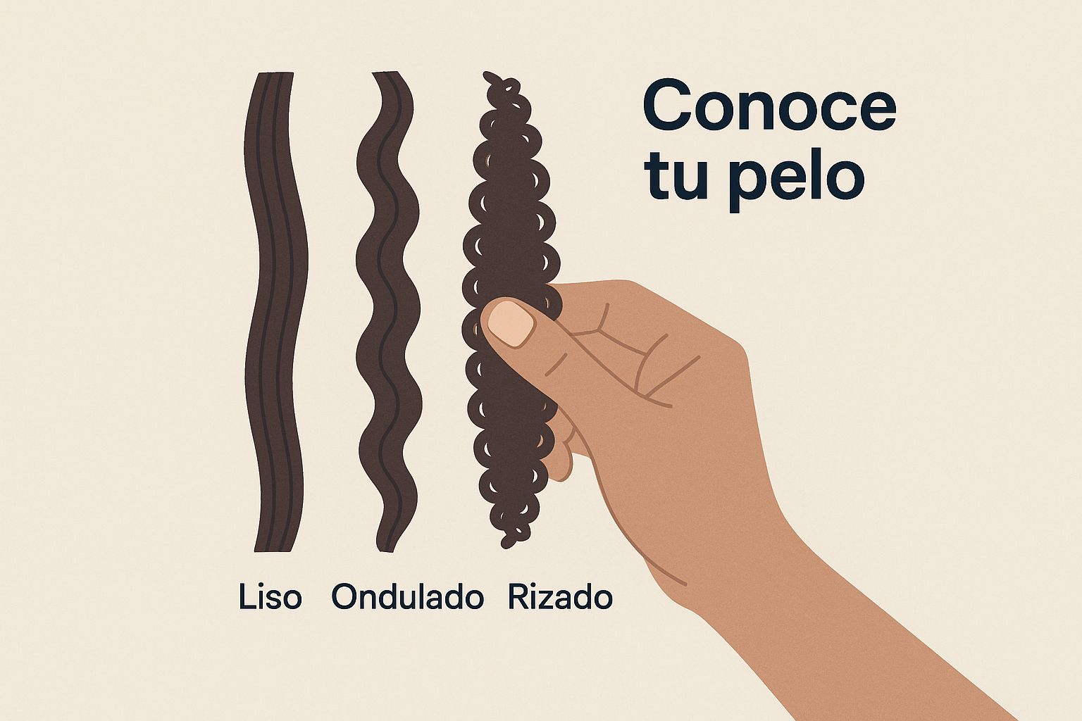Infographic about como cuidar el pelo