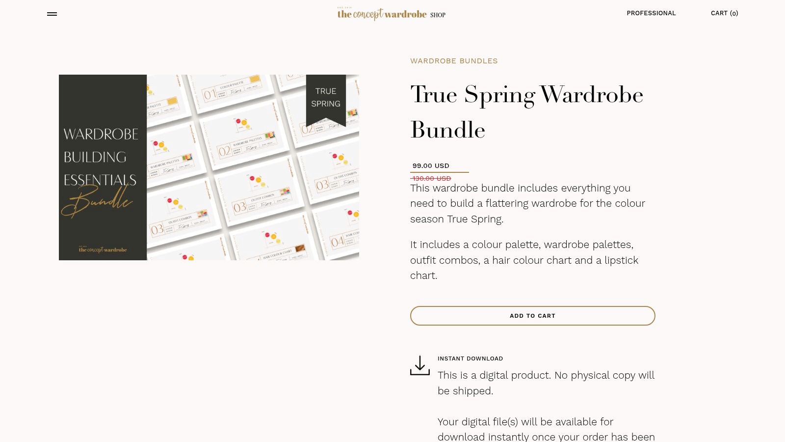 The Concept Wardrobe (Digital Guides for True Spring)