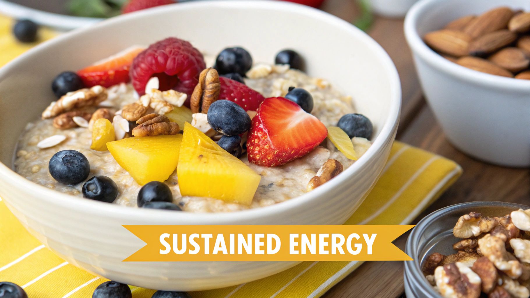 Oatmeal with Fruit and Nuts