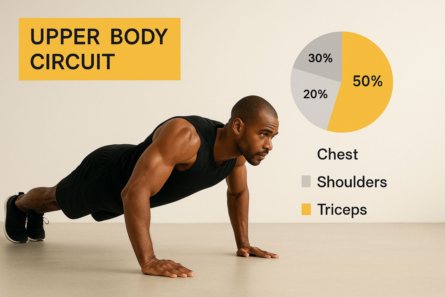 Infographic about bodyweight workout plan