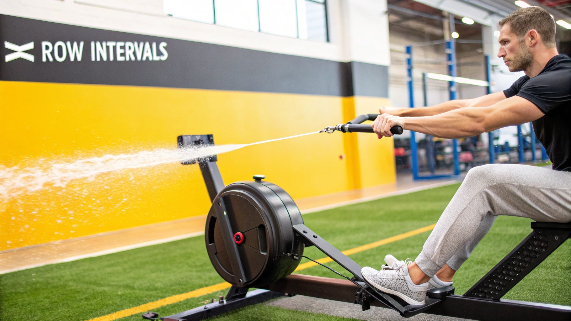 Rowing Machine HIIT Workout