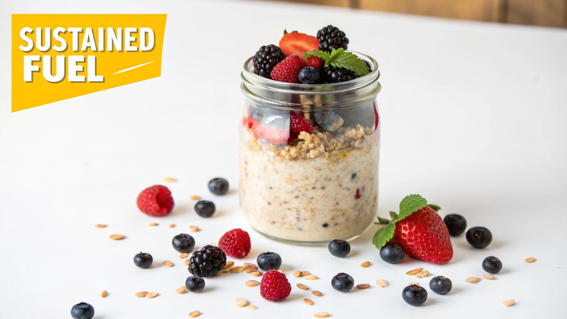 Overnight Oats with Berries