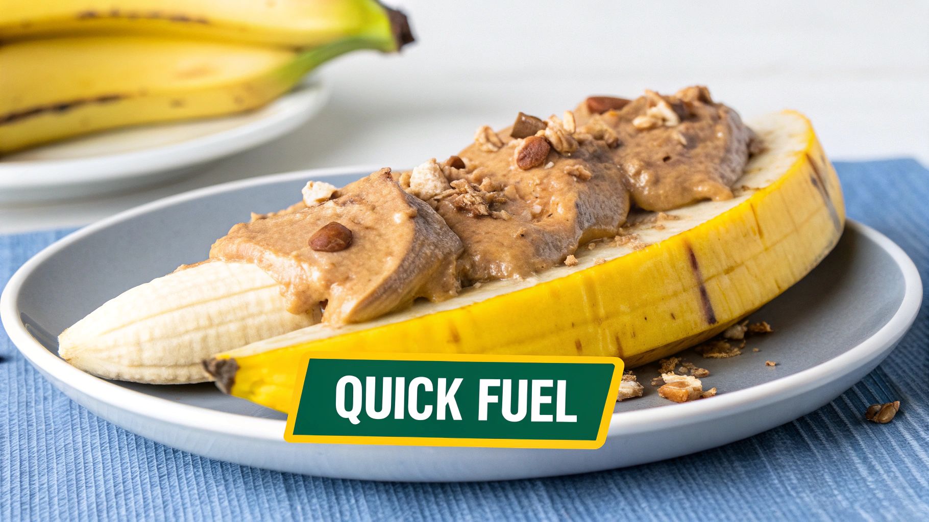 Banana with Almond Butter