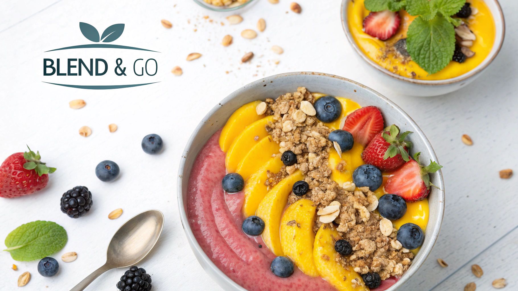 Smoothie Bowl with Protein and Fruits