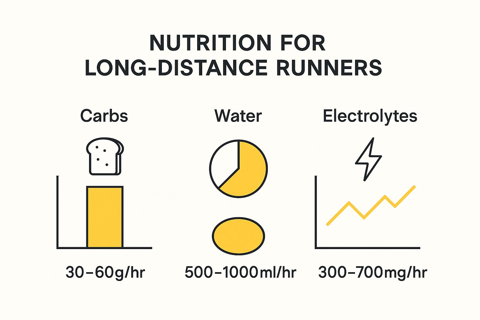 Infographic about how to run for longer