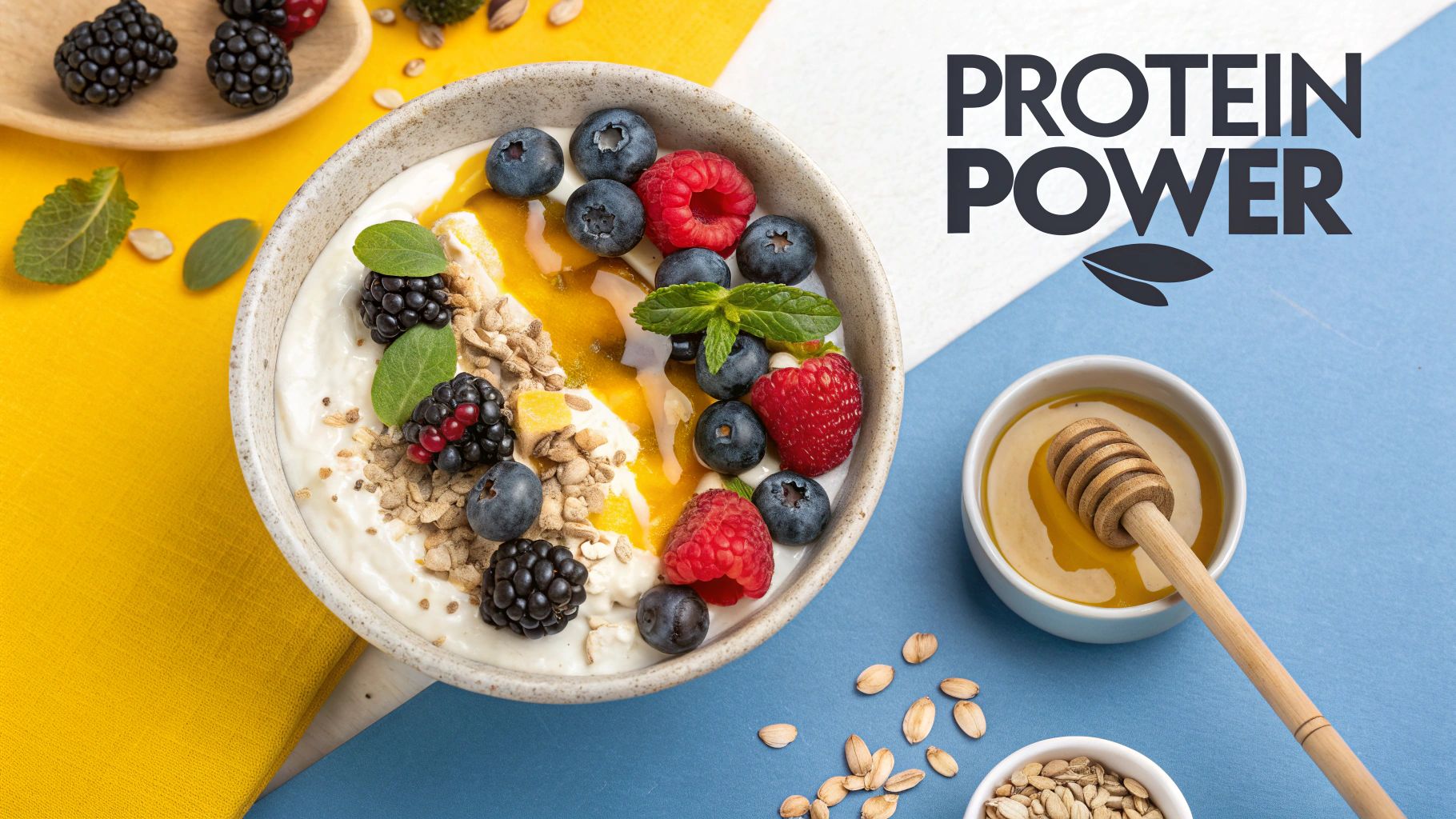 Greek Yogurt with Berries and Honey