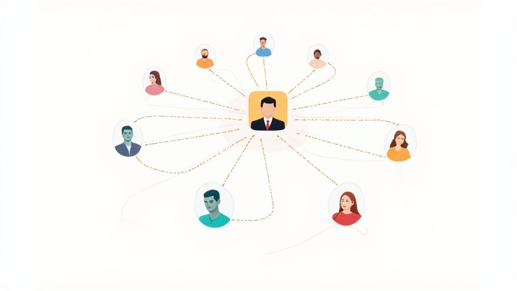 A group of content creators collaborating on a project, symbolizing partnerships through Amazon Creator Connections.