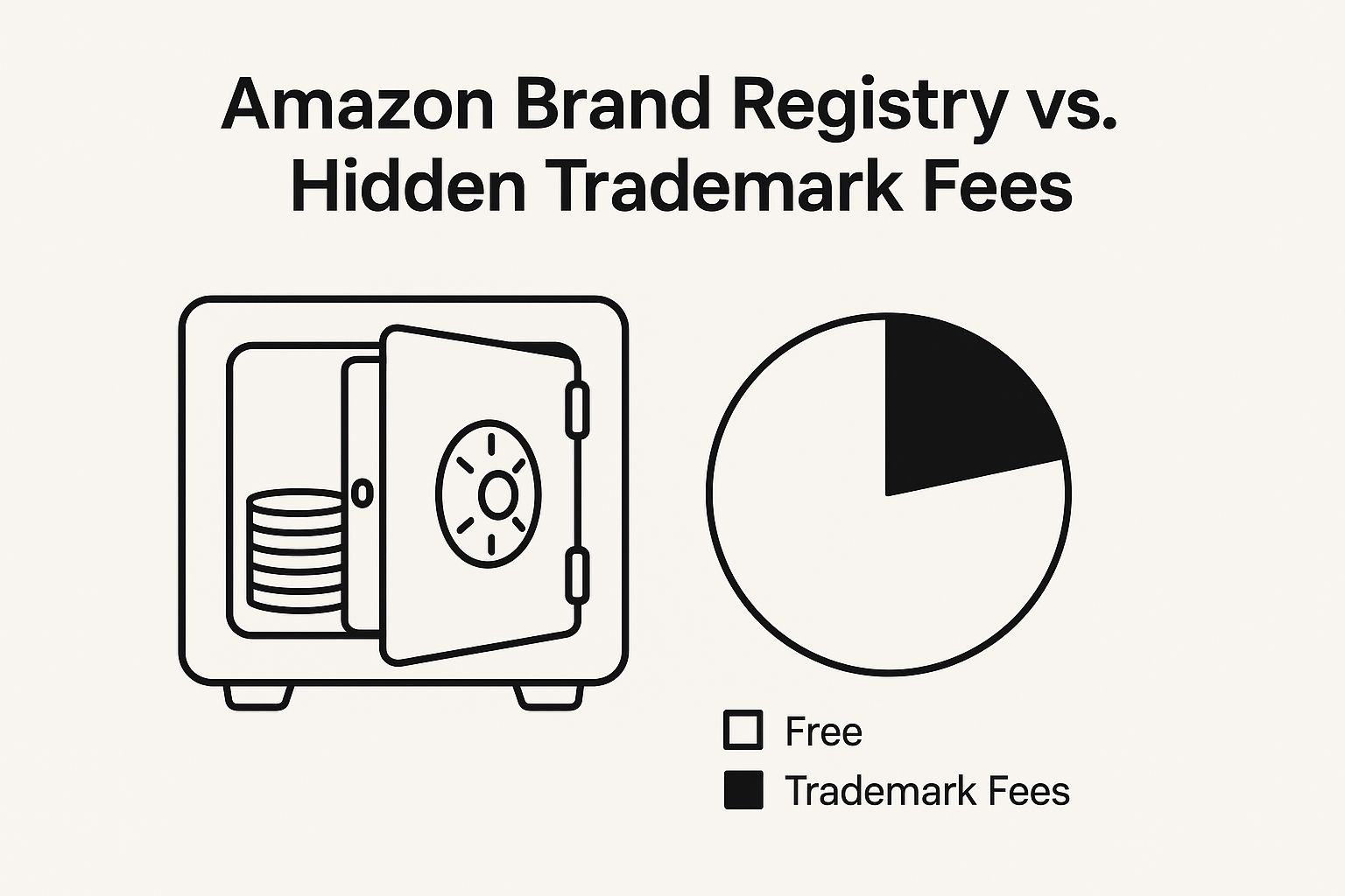 Infographic about amazon brand registry cost