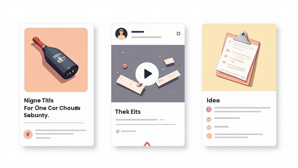 A dashboard showing various analytics charts and graphs with a Pinterest logo integrated.