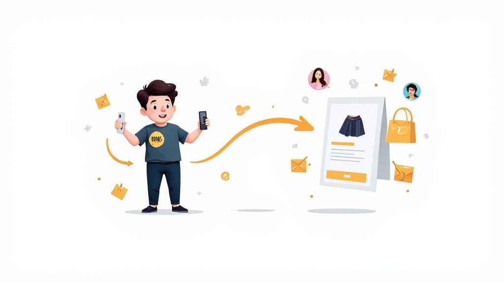 A person with a laptop analyzing charts and graphs on a screen