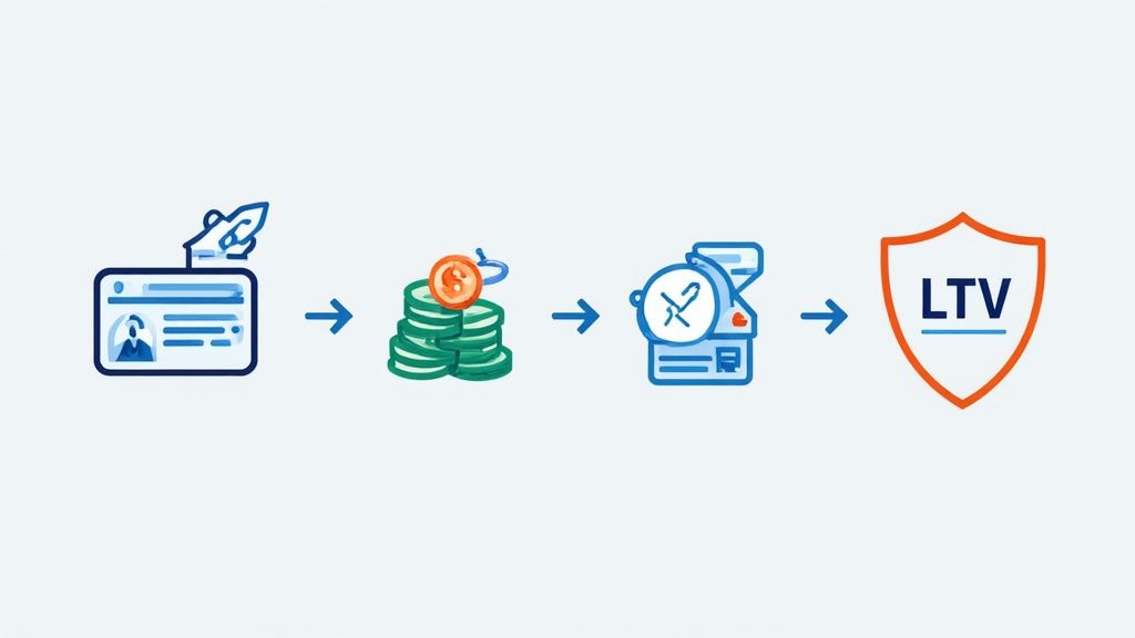 SaaS dashboard showing recurring revenue metrics