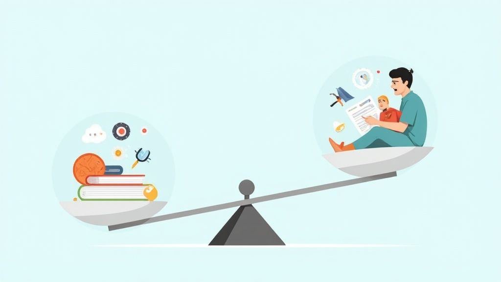 A business professional analyzing charts and data on a tablet, representing the importance of calculating customer acquisition cost.