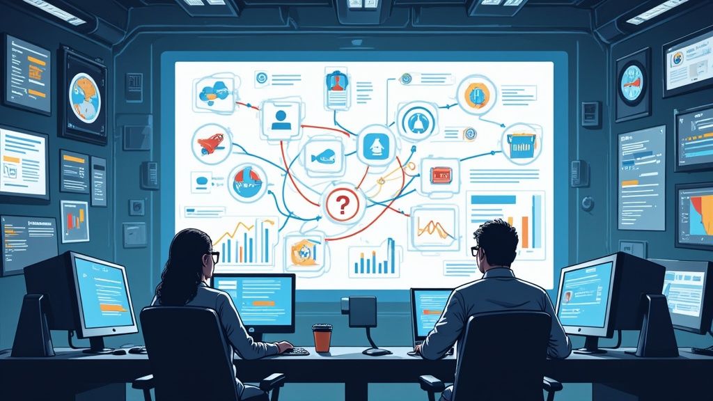 A computer screen showing an affiliate marketing dashboard with charts and graphs.