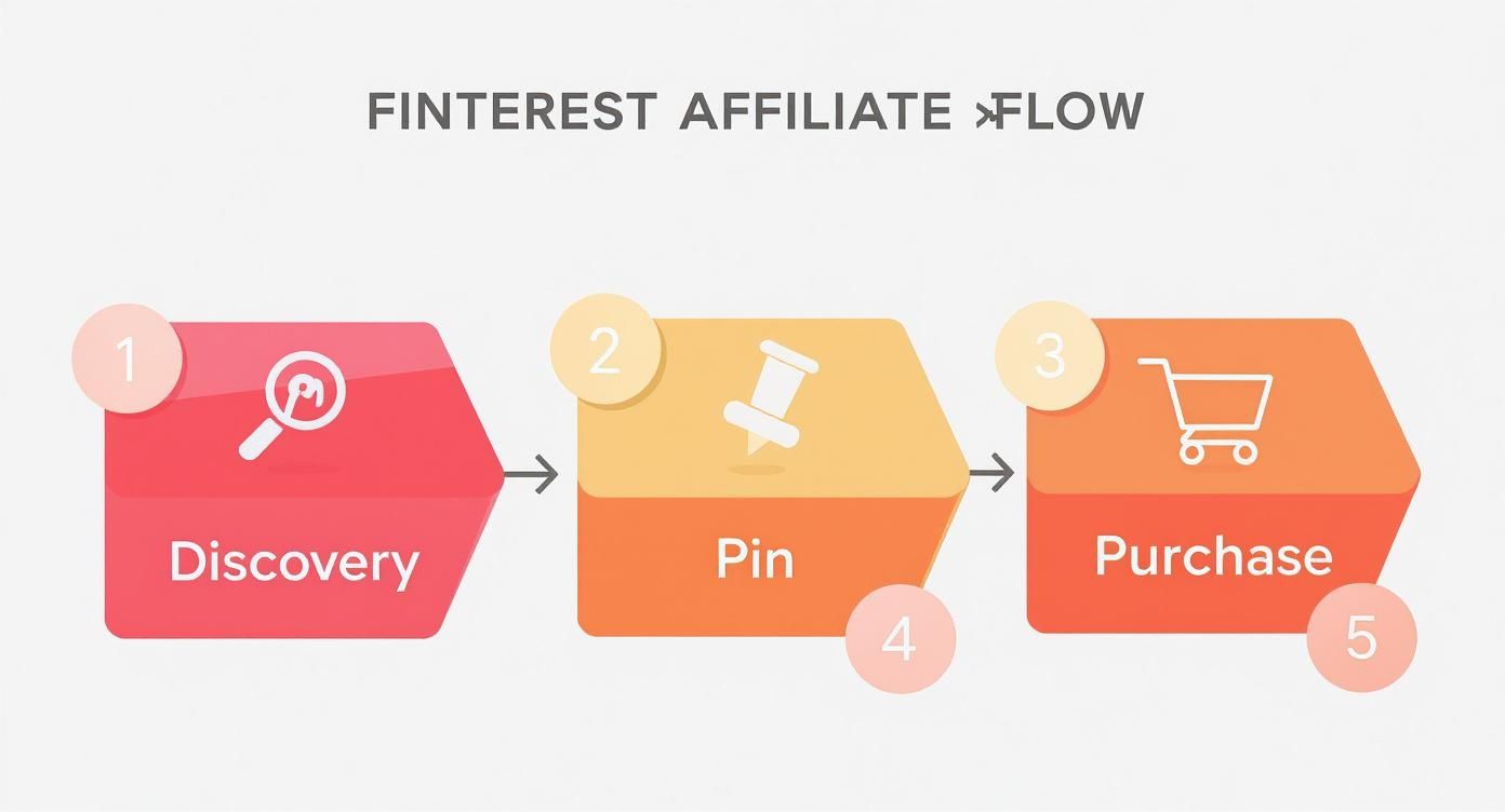Infographic about affiliate programs for pinterest