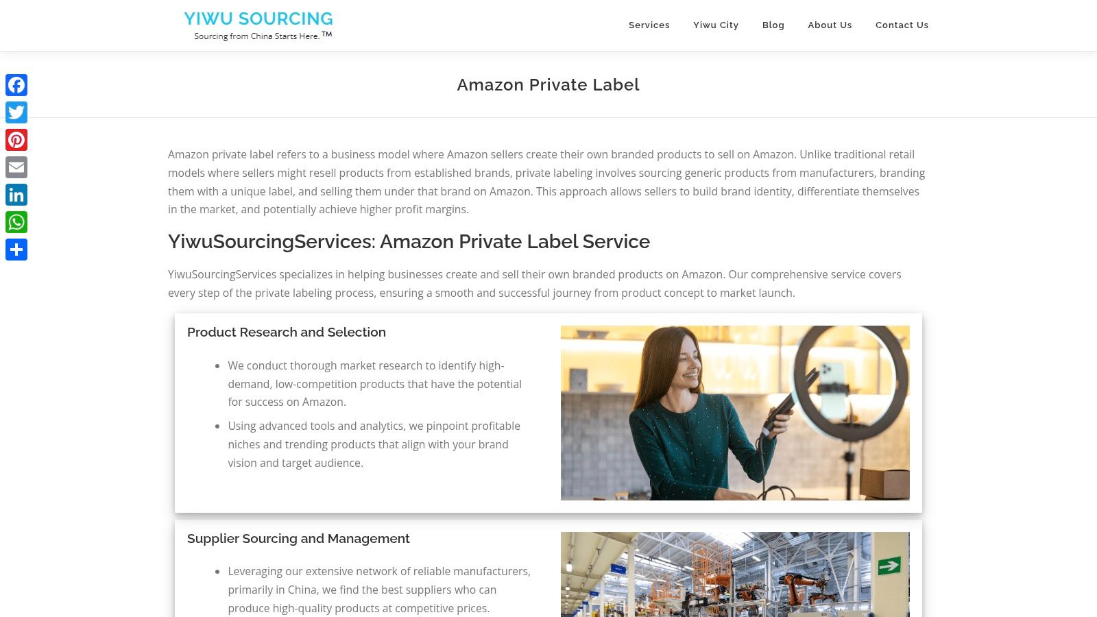 Yiwu Sourcing Services