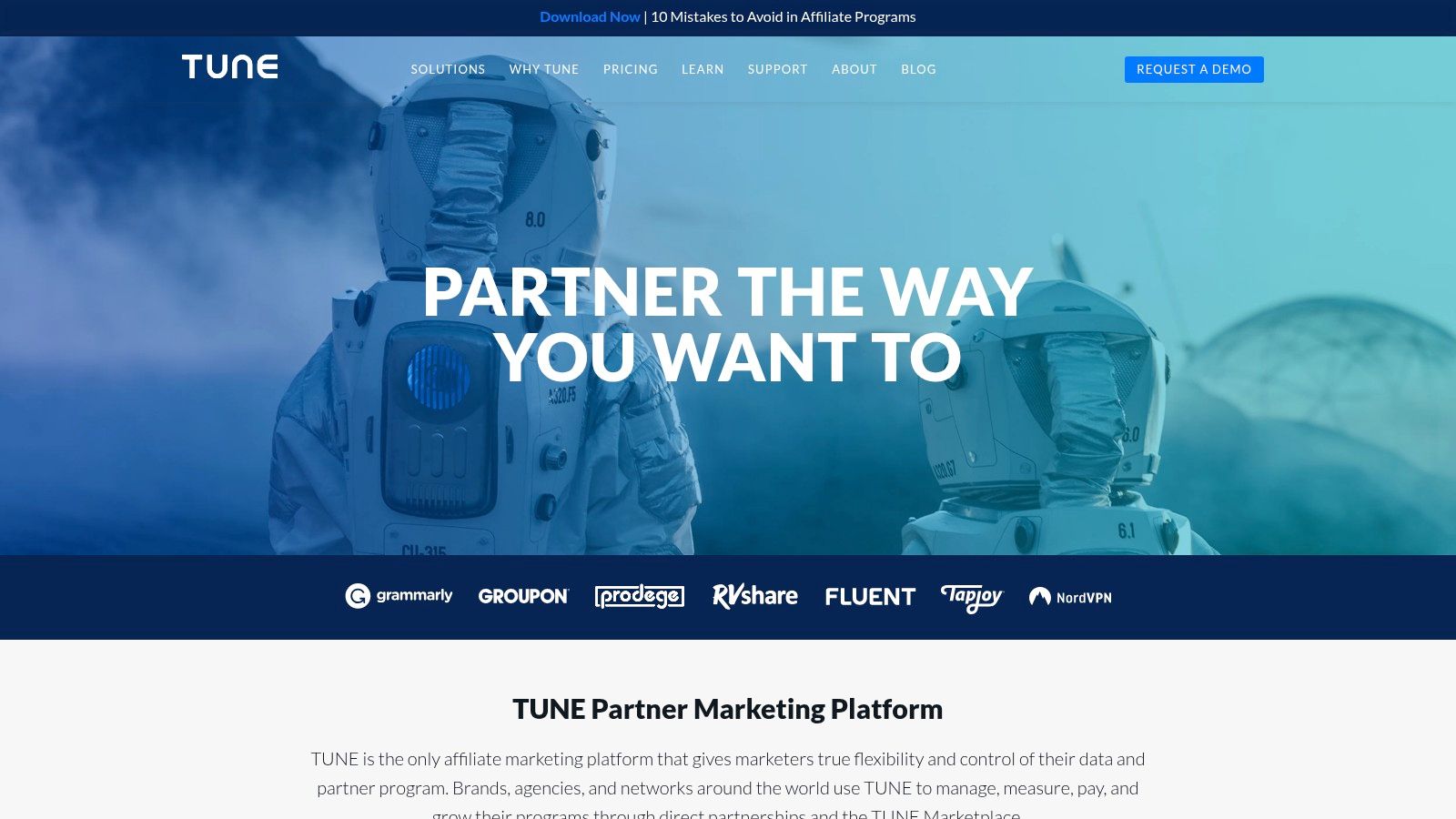 TUNE (Partner Marketing Platform)