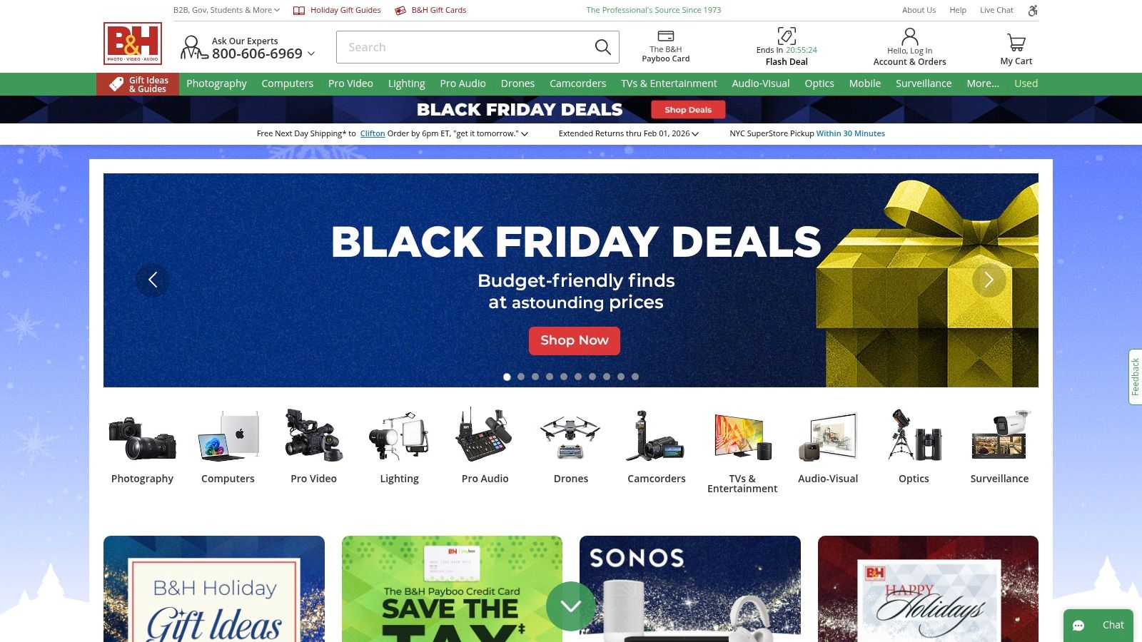 Professional Gear & Kits: B&H Photo Video