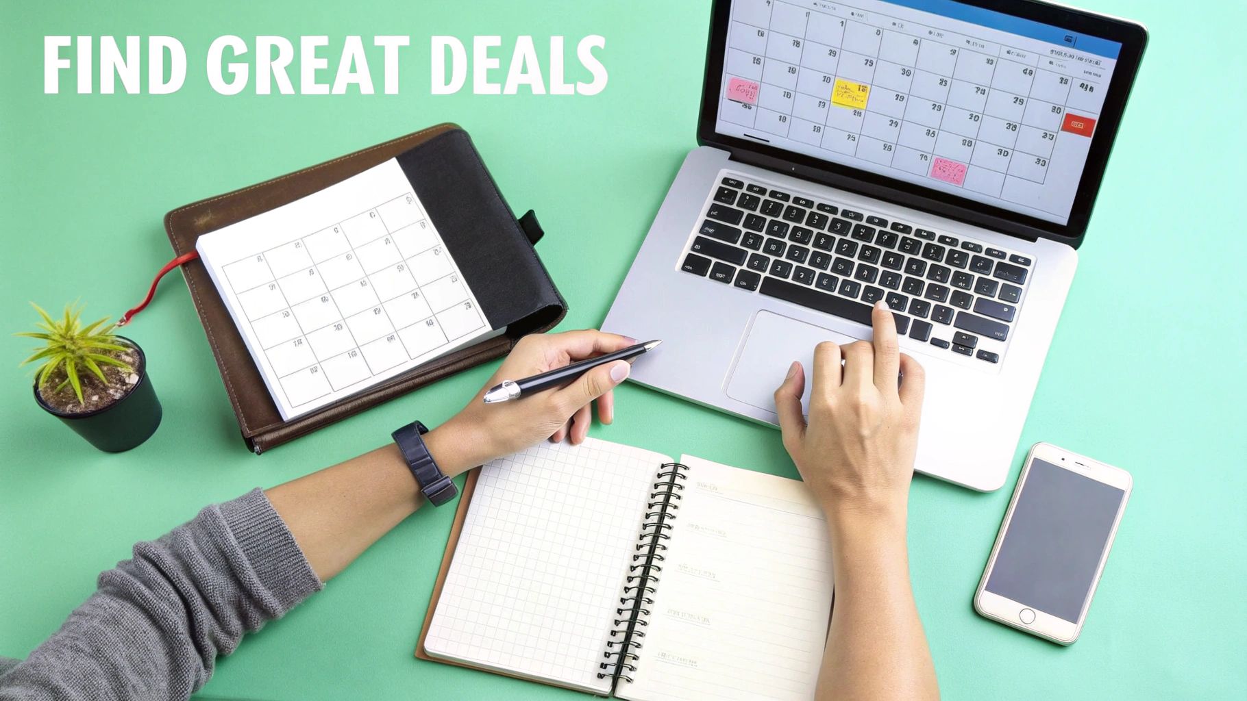 A person shopping online with a credit card next to their laptop.