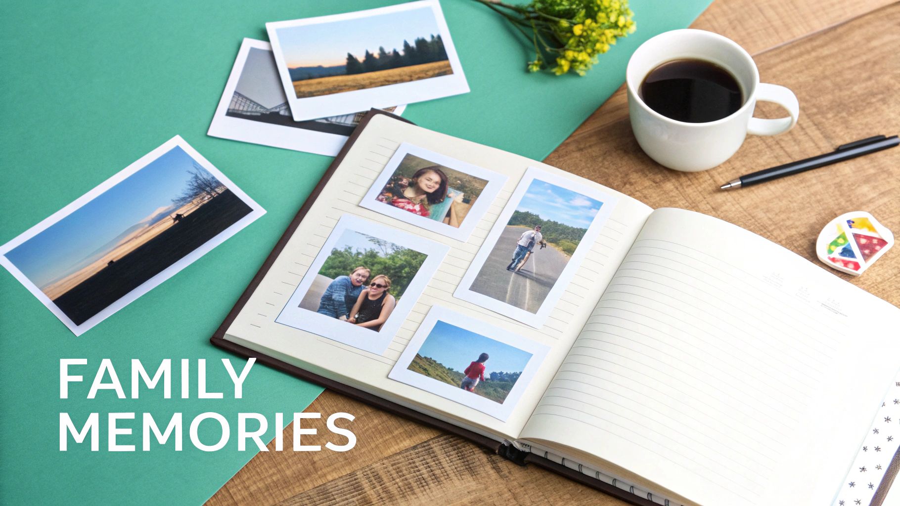 Personalized Photo Book or Family Memory Collection