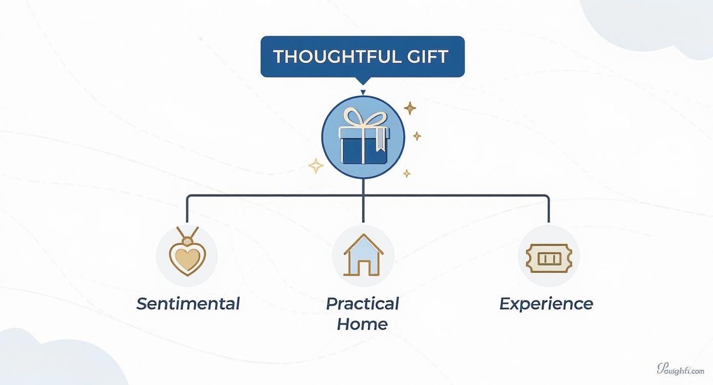 Infographic about engagement party gift ideas