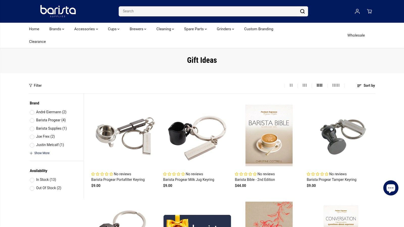 Barista Supplies